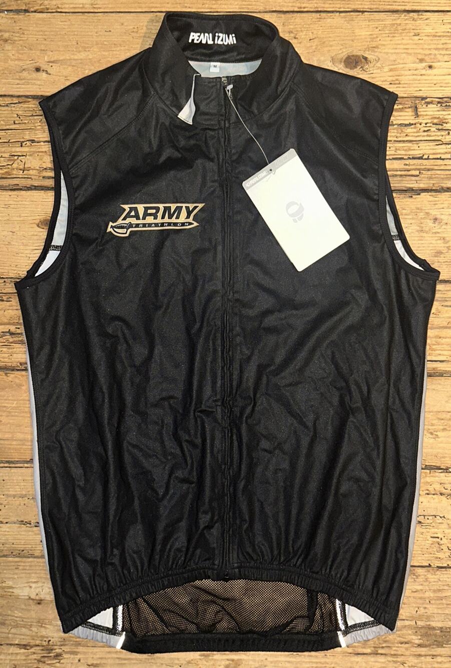 Pearl Izumi Unisex Black Army Triathlon Cycling Vest Size M NWT